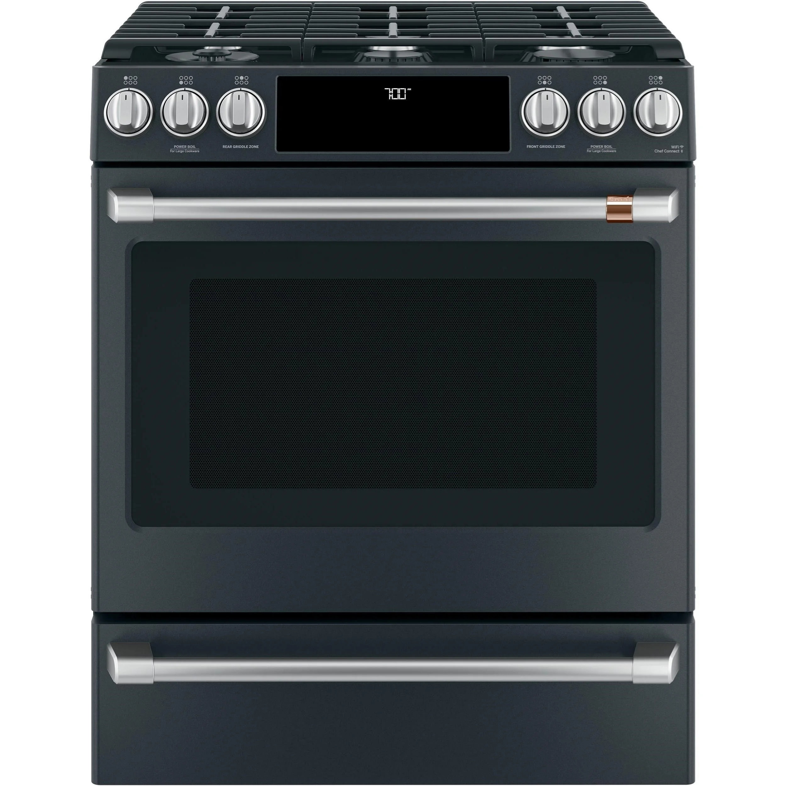 GE Appliances CGS700P3MD1 Cafe´™ 30" Smart SlideIn, FrontControl, Gas